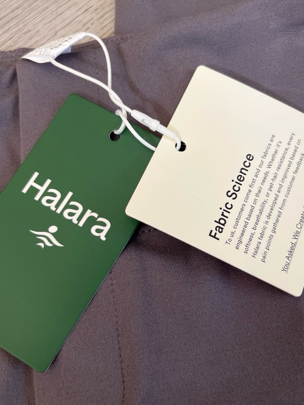 HALARA High-Rise Leggings in Charcoal Gray - Picture 2 of 3